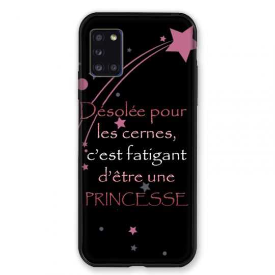 Coque pour Samsung Galaxy A31 Humour Princesse