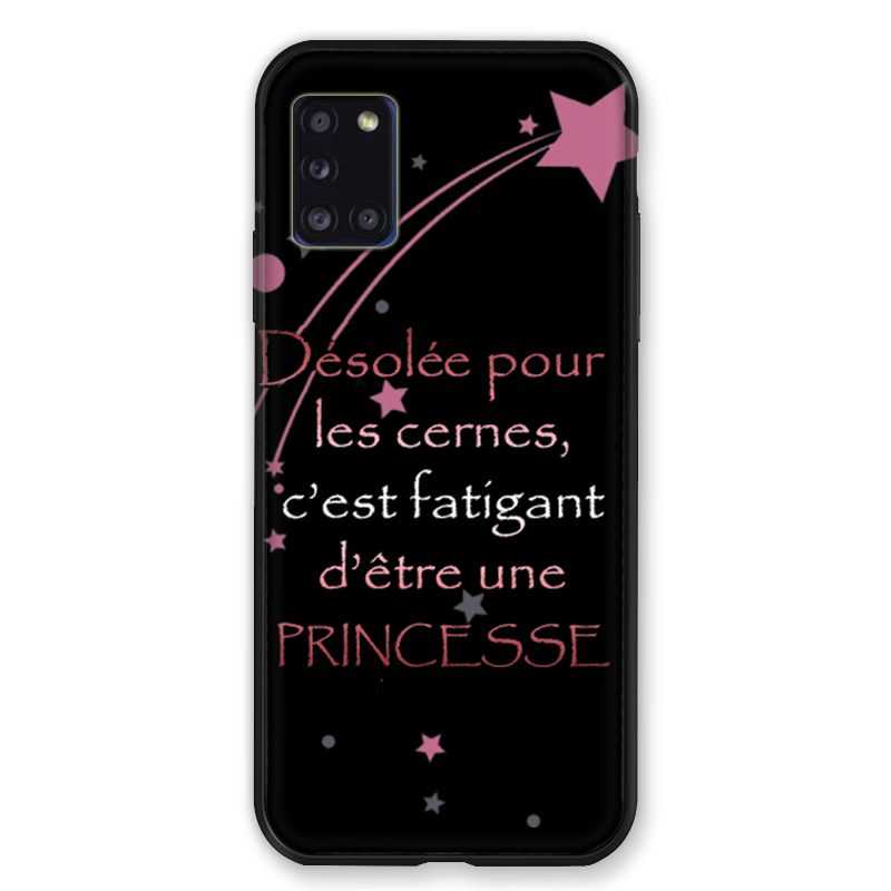 Coque pour Samsung Galaxy A31 Humour Princesse