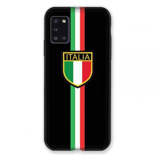 Coque pour Samsung Galaxy A31 Italie 3 Noir