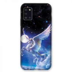 Coque pour Samsung Galaxy A31 Licorne Céleste