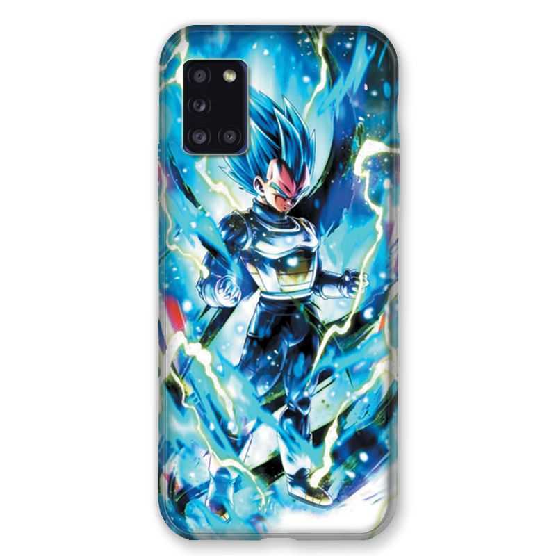 Coque pour Samsung Galaxy A31 Manga Dragon Ball Vegeta Bleu
