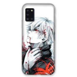 Coque pour Samsung Galaxy A31 Manga Kaneki Blanc