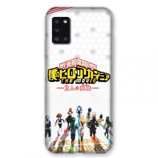 Coque pour Samsung Galaxy A31 Manga My Hero Academia Blanc