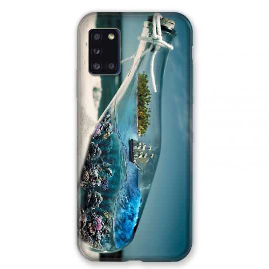 Coque pour Samsung Galaxy A31 Mer Bouteille