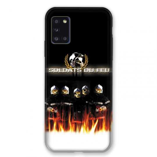 Coque pour Samsung Galaxy A31 Pompier Soldat