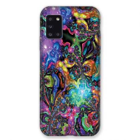 Coque pour Samsung Galaxy A31 Psychedelic Colore