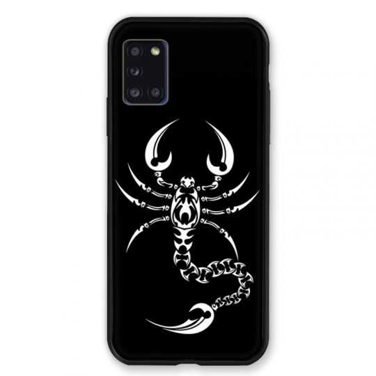 Coque pour Samsung Galaxy A31 Scorpion Noir