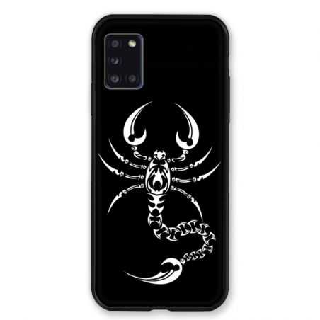 Coque pour Samsung Galaxy A31 Scorpion Noir