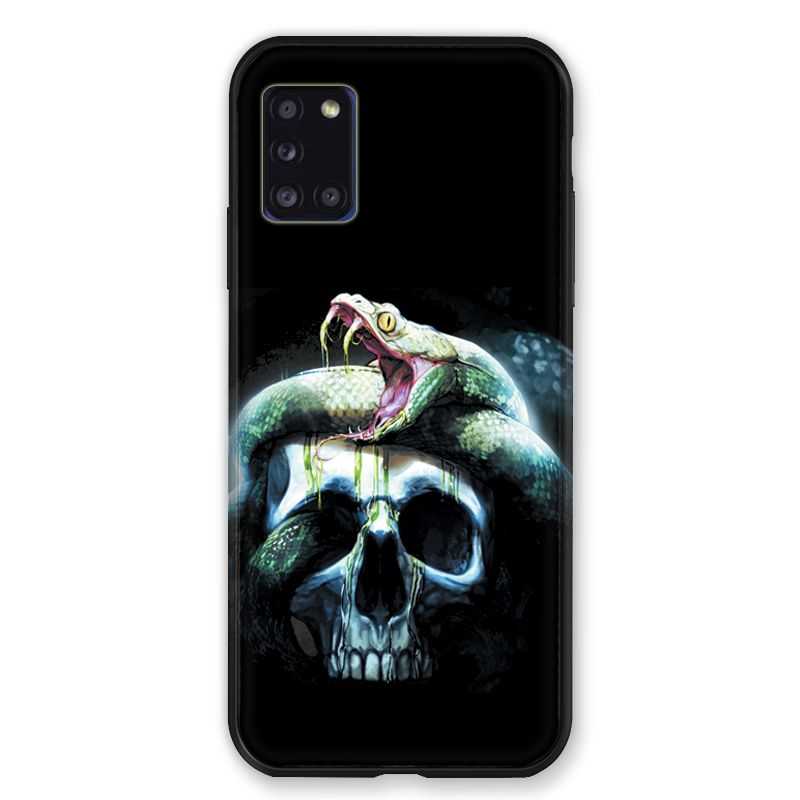 Coque pour Samsung Galaxy A31 serpent Crane