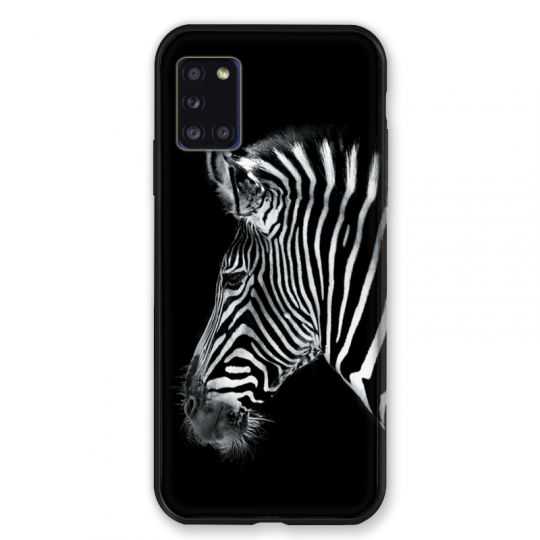 Coque pour Samsung Galaxy A31 Savane Zebra