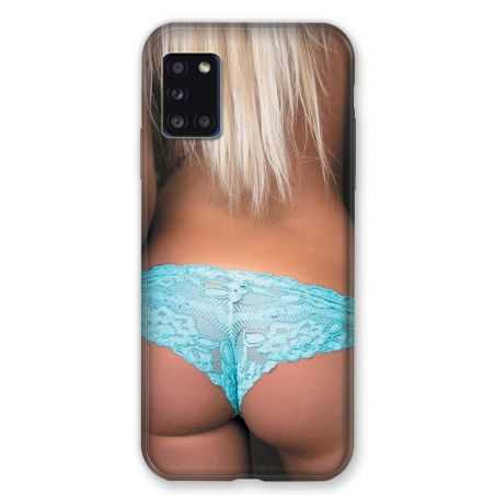 Coque pour Samsung Galaxy A31 Sexy Tanga Bleu