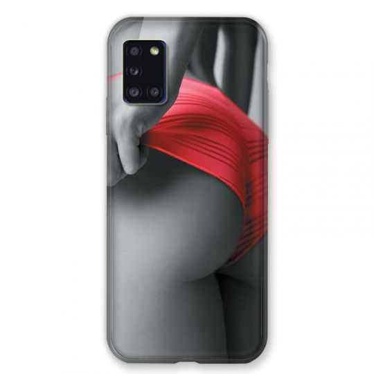 Coque pour Samsung Galaxy A31 Sexy Tanga Rouge