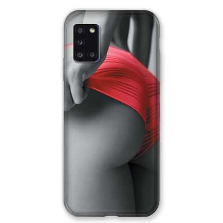 Coque pour Samsung Galaxy A31 Sexy Tanga Rouge