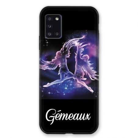 Coque pour Samsung Galaxy A31 Signe Zodiaque 2 Gémeaux