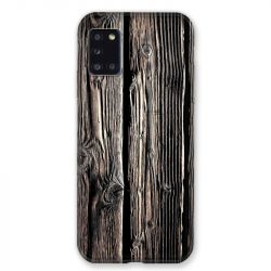 Coque pour Samsung Galaxy A31 Texture Bois