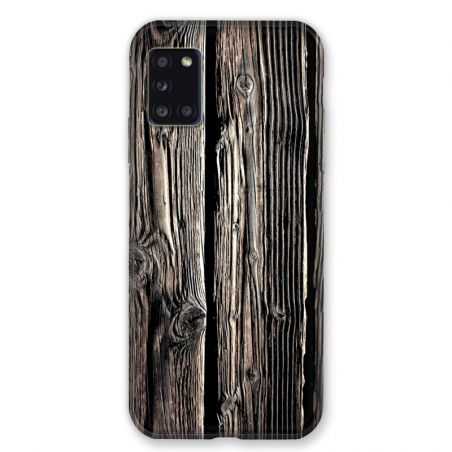 Coque pour Samsung Galaxy A31 Texture Bois