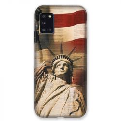 Coque pour Samsung Galaxy A31 Amerique USA Statue liberté