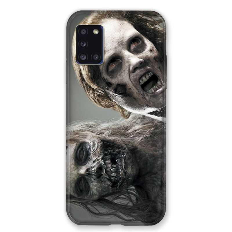 Coque pour Samsung Galaxy A31 Zombie Blanc