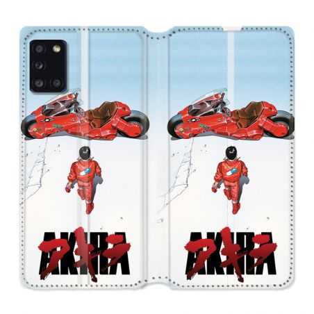 Housse cuir portefeuille pour Samsung Galaxy A31 Manga Akira Affiche