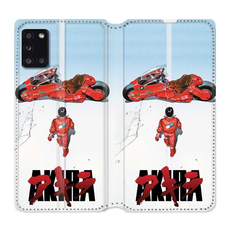 Housse cuir portefeuille pour Samsung Galaxy A31 Manga Akira Affiche