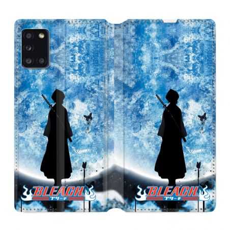 Housse cuir portefeuille pour Samsung Galaxy A31 Manga Bleach Lune