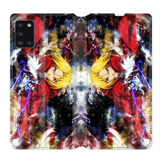 Housse cuir portefeuille pour Samsung Galaxy A31 Manga Full Alchemist Color