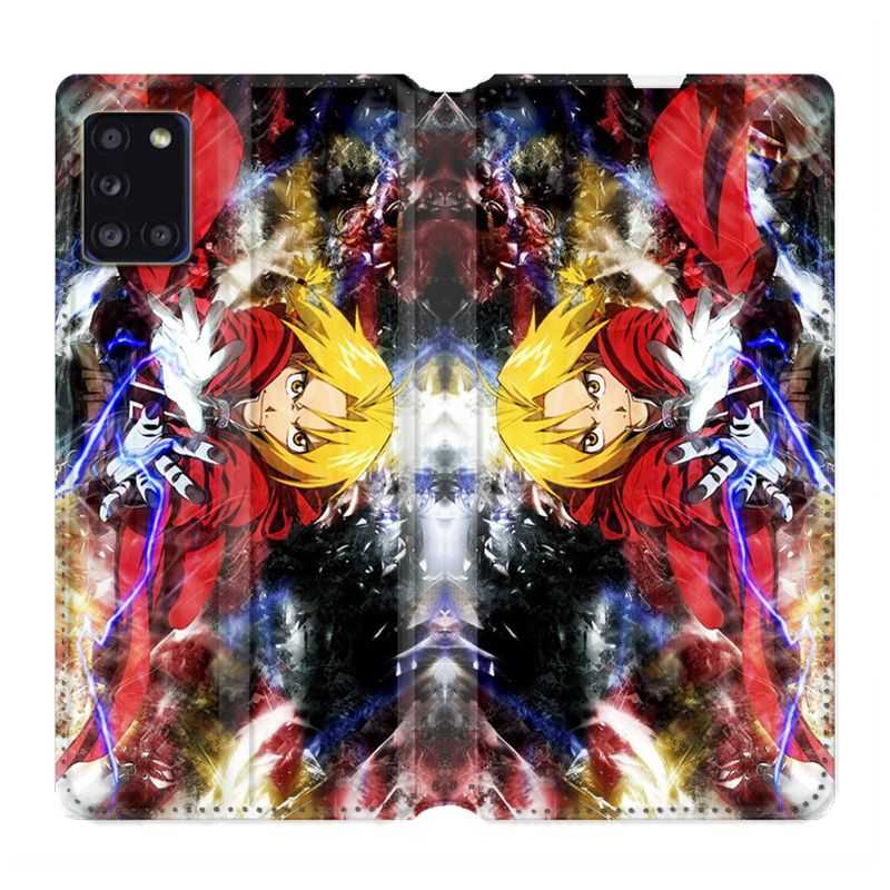Housse cuir portefeuille pour Samsung Galaxy A31 Manga Full Alchemist Color
