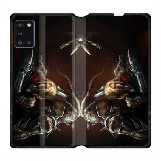 Housse cuir portefeuille pour Samsung Galaxy A31 Manga Full Alchemist Frere