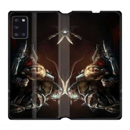 Housse cuir portefeuille pour Samsung Galaxy A31 Manga Full Alchemist Frere