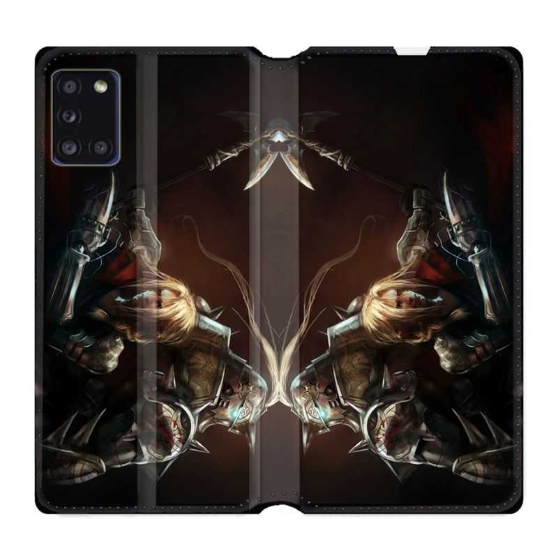 Housse cuir portefeuille pour Samsung Galaxy A31 Manga Full Alchemist Frere