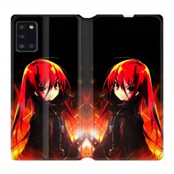 Housse cuir portefeuille pour Samsung Galaxy A31 Manga Shana