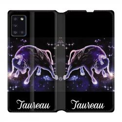Housse cuir portefeuille pour Samsung Galaxy A31 Signe Zodiaque 2 Taureau