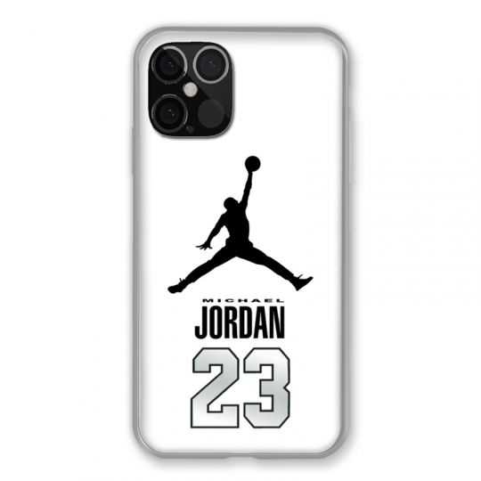 Coque Pour Iphone 12 / 12 Pro Jordan 23 Blanc