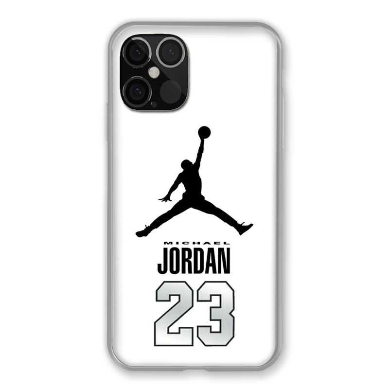 Coque Pour Iphone 12 / 12 Pro Jordan 23 Blanc