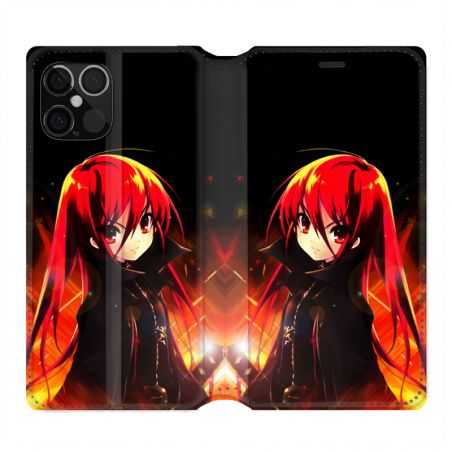 Housse Cuir Portefeuille Pour Iphone 12 / 12 Pro Manga Shana