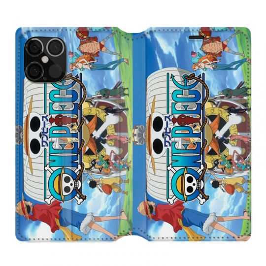 Housse Cuir Portefeuille Pour Iphone 12 / 12 Pro Manga One Piece Sunny
