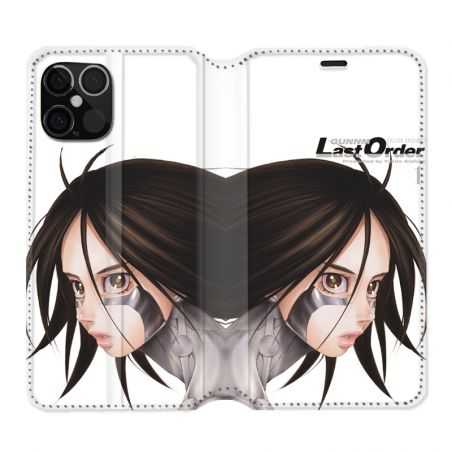 Housse Cuir Portefeuille Pour Iphone 12 / 12 Pro Manga Gunm Gally