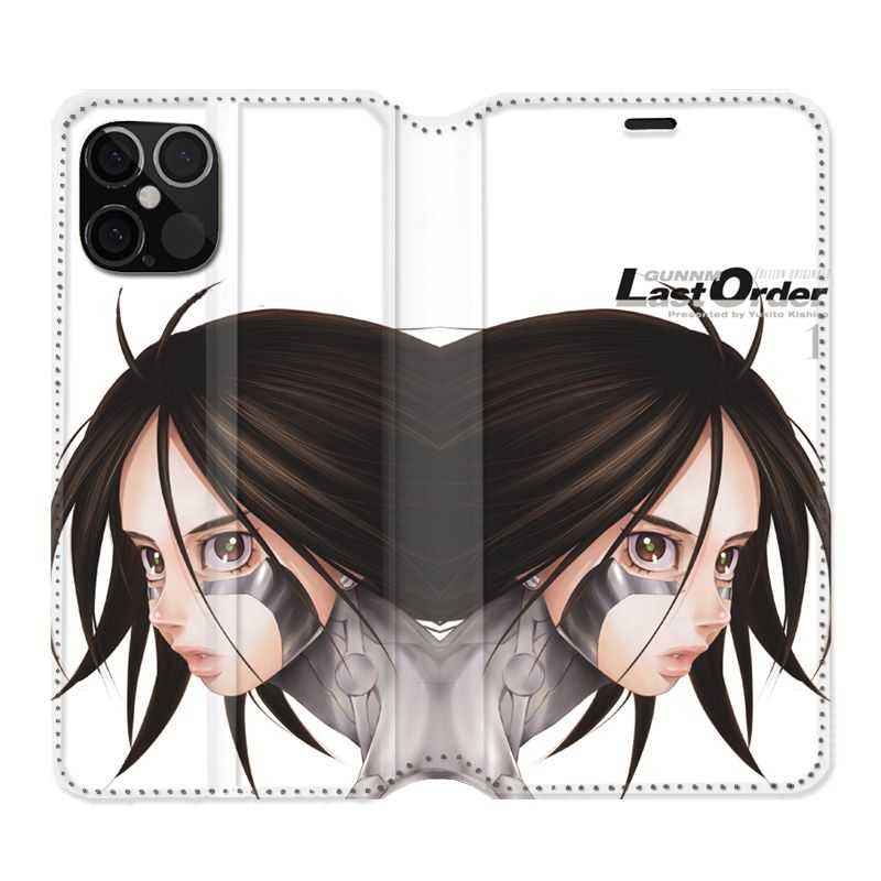 Housse Cuir Portefeuille Pour Iphone 12 / 12 Pro Manga Gunm Gally