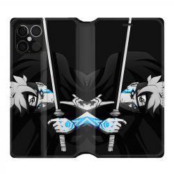 Housse Cuir Portefeuille Pour Iphone 12 / 12 Pro Manga Boruto Epée