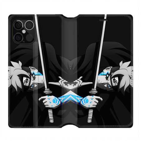 Housse Cuir Portefeuille Pour Iphone 12 / 12 Pro Manga Boruto Epée