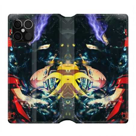 Housse Cuir Portefeuille Pour Iphone 12 / 12 Pro Manga Boruto EclAir