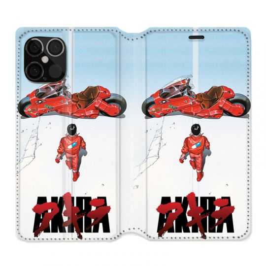Housse Cuir Portefeuille Pour Iphone 12 / 12 Pro Manga Akira Affiche