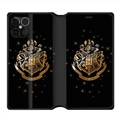 Housse Cuir Portefeuille Pour Iphone 12 / 12 Pro WB License Harry Potter Poudlard