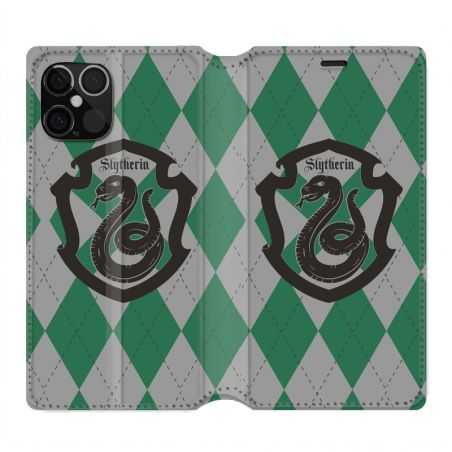 Housse Cuir Portefeuille Pour Iphone 12 / 12 Pro WB License Harry Potter Slytherin