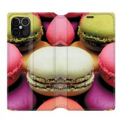 Housse Cuir Portefeuille Pour Iphone 12 / 12 Pro Macaron