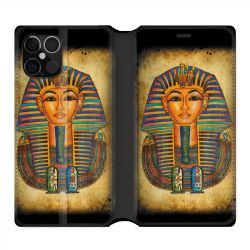 Housse Cuir Portefeuille Pour Iphone 12 / 12 Pro Egypte Pharaon