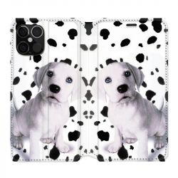 Housse Cuir Portefeuille Pour Iphone 12 / 12 Pro Chien Dalmatien
