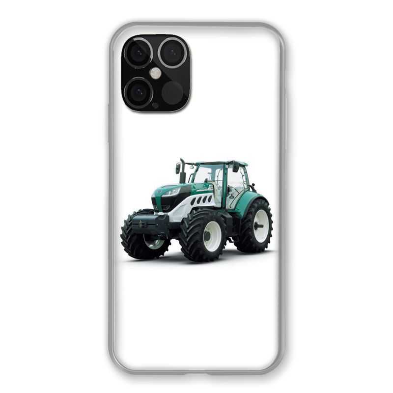 Coque Pour Iphone 12 / 12 Pro Agriculture Tracteur Blanc
