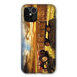 Coque Pour Iphone 12 / 12 Pro Agriculture Tracteur Color