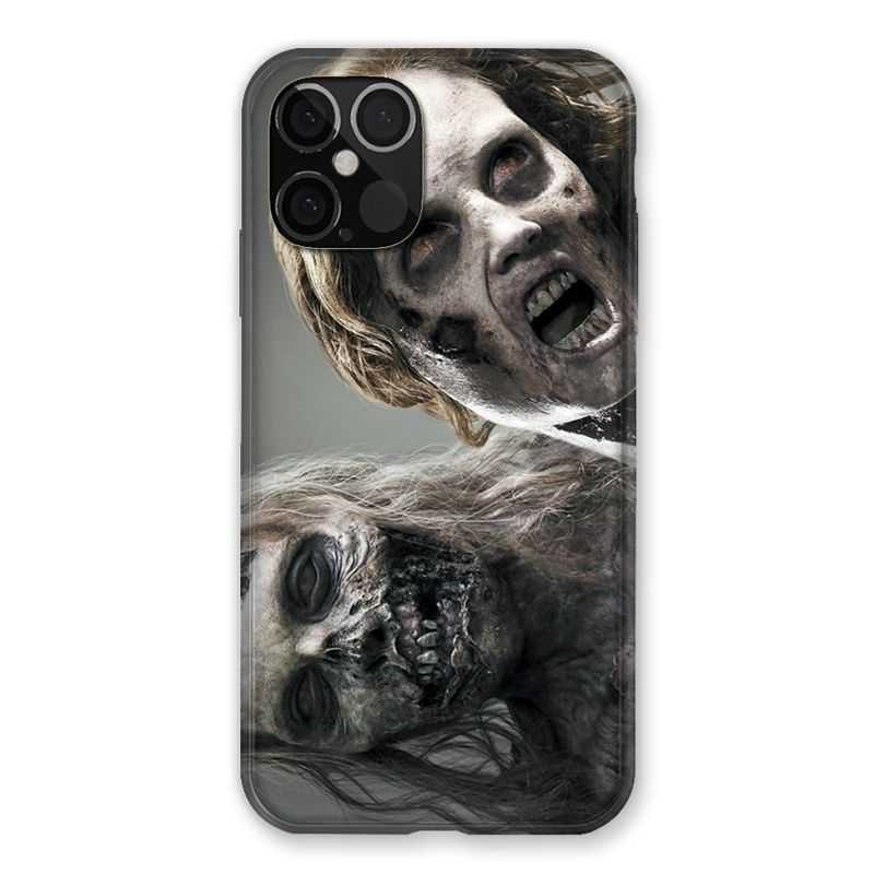 Coque Pour Iphone 12 / 12 Pro Zombie Blanc
